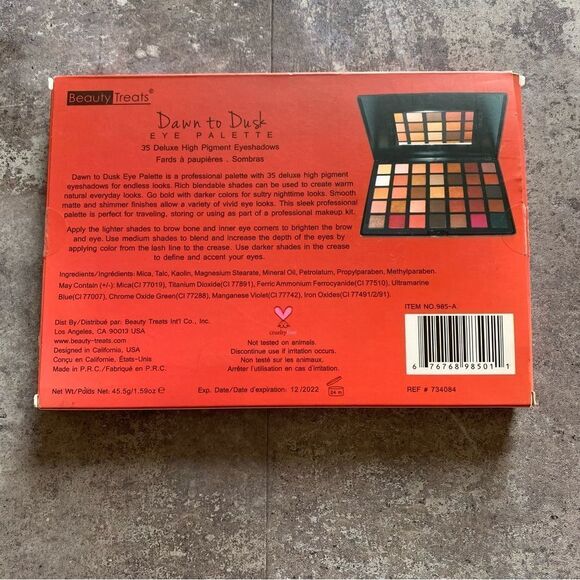 Beauty Treats Eye Shadow Palette NEW Dawn To Dusk Makeup - Picture 8 of 10